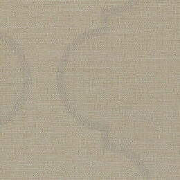 Obana Ogee - Pale Taupe Wallcover