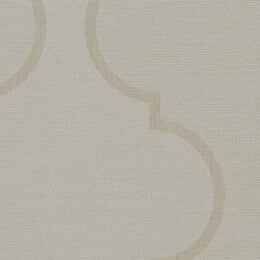 Obana Ogee - Cream Wallcover