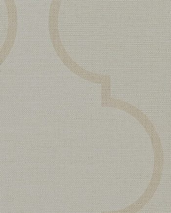 Obana Ogee - Cream Wallcover