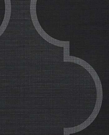 Obana Ogee - Black Mica Wallcover