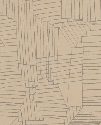 Inner Realm - Satin Taupe Wallcover